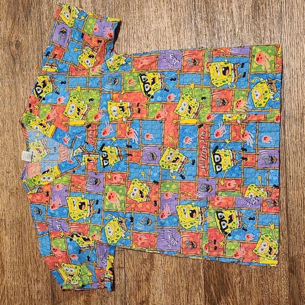 Sponge Bob nurse uniform top. Pre owned has Two front pockets